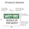 Signmission Safety Culture Sign, 18 in Width, Aluminum, Rectangle OS-2PACK-SF-A-1218-L-10747 - alternate 2